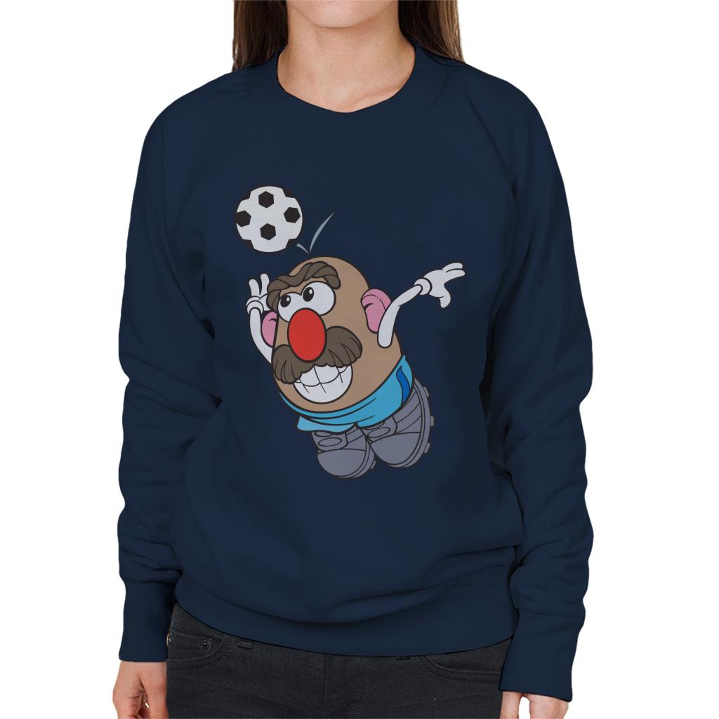 Mr Potato Head Football Header Women's Sweatshirt-ALL + EVERY