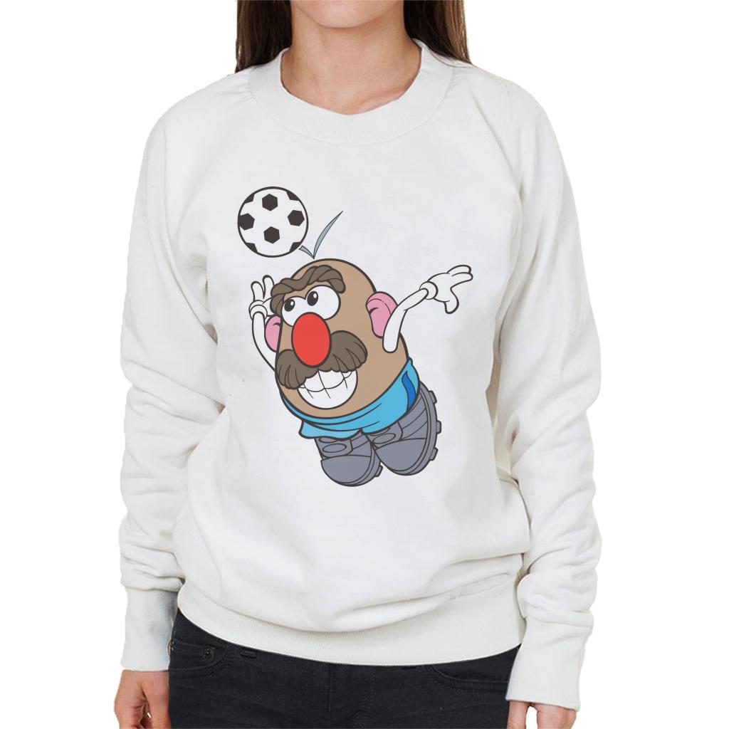 Mr Potato Head Football Header Women's Sweatshirt-ALL + EVERY