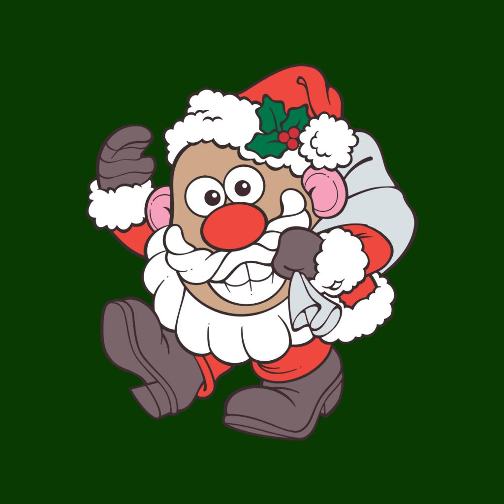 Mr Potato Head Christmas Father Christmas Women's Sweatshirt-ALL + EVERY