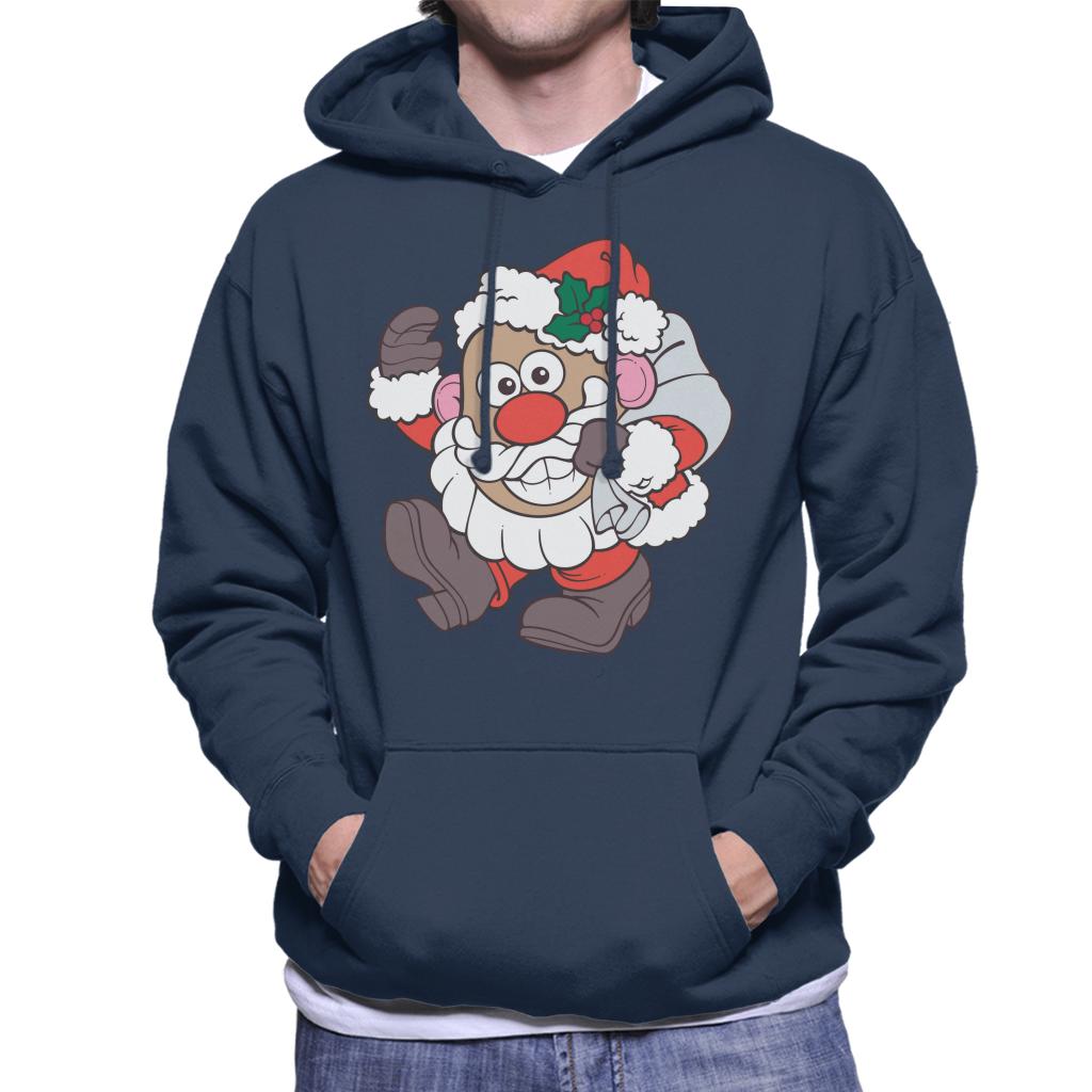 Mr Potato Head Christmas Father Christmas Men's Hooded Sweatshirt-ALL + EVERY