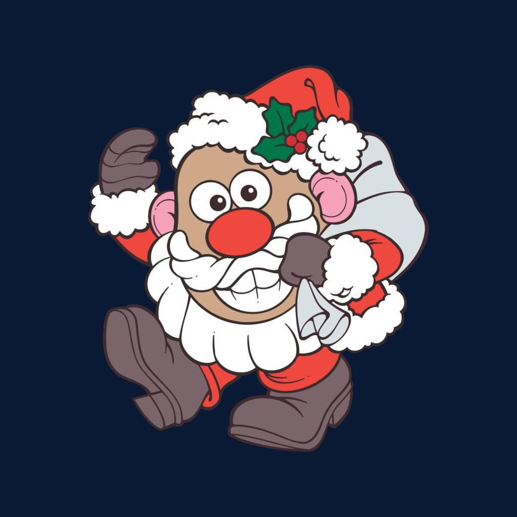 Mr Potato Head Christmas Father Christmas Men's Hooded Sweatshirt-ALL + EVERY