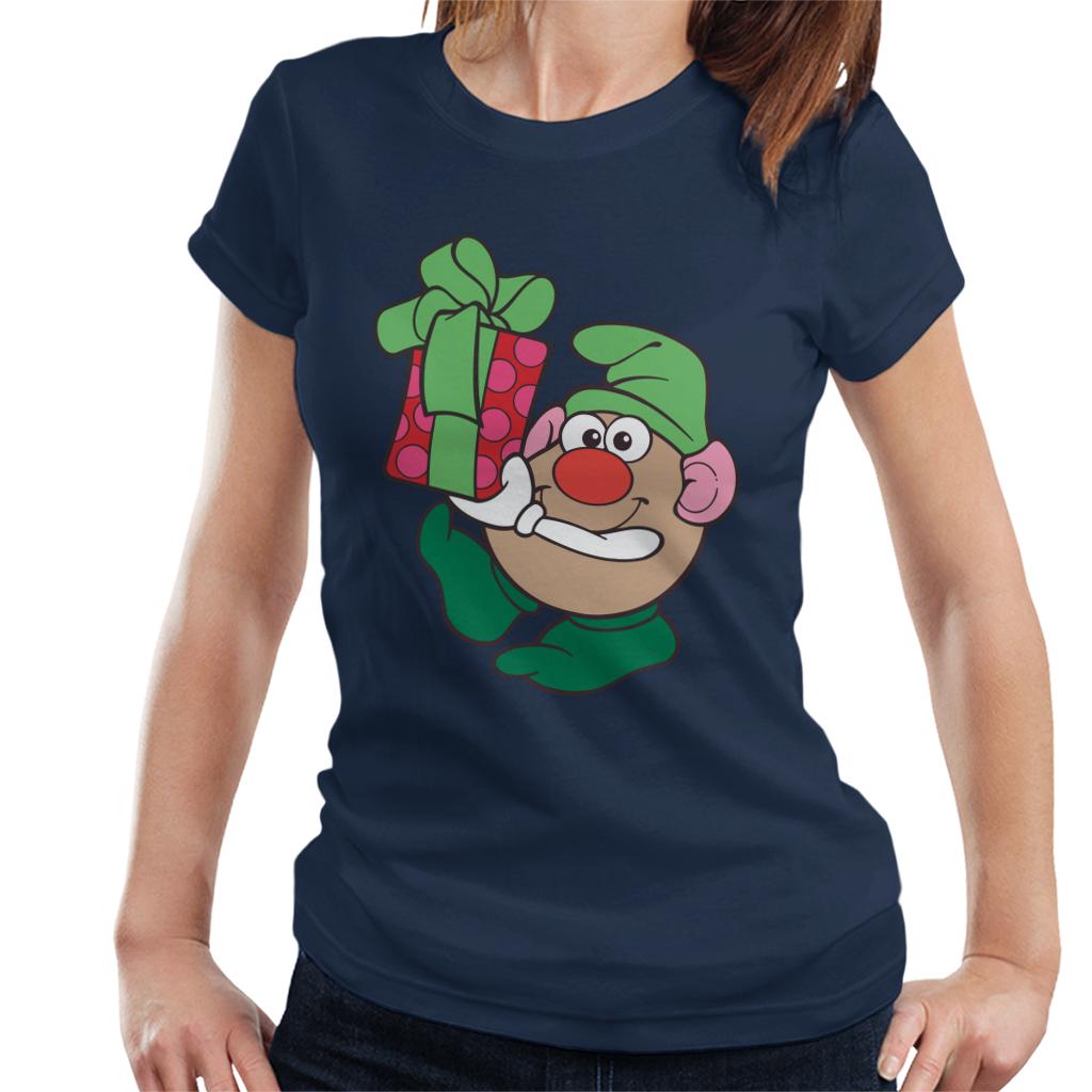 Mr Potato Head Christmas Festive Elf Women's T-Shirt-ALL + EVERY