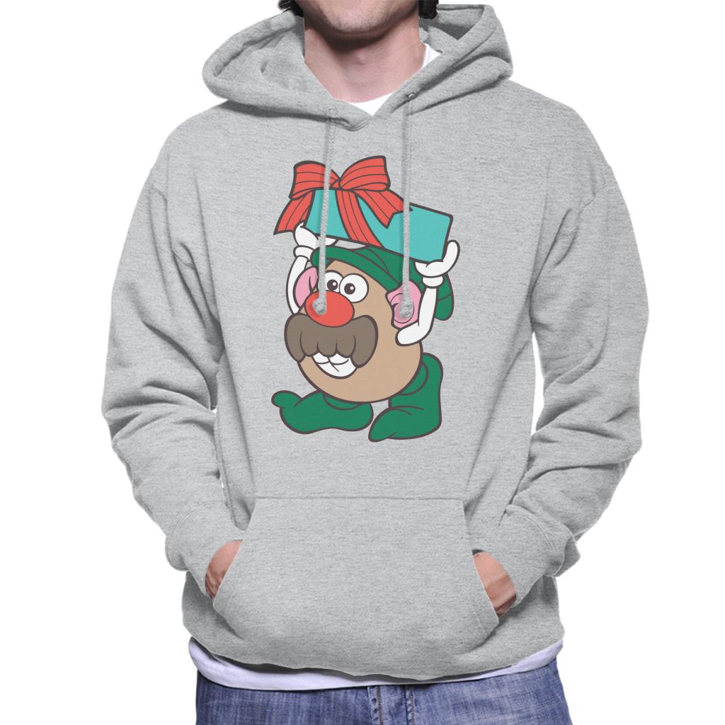 Mr Potato Head Christmas Festive Box Elf Costume Men's Hooded Sweatshirt-ALL + EVERY