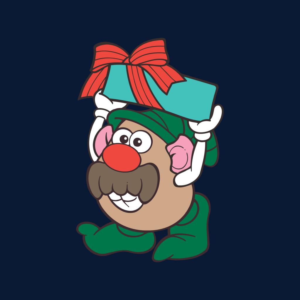 Mr Potato Head Christmas Festive Box Elf Costume Men's Hooded Sweatshirt-ALL + EVERY
