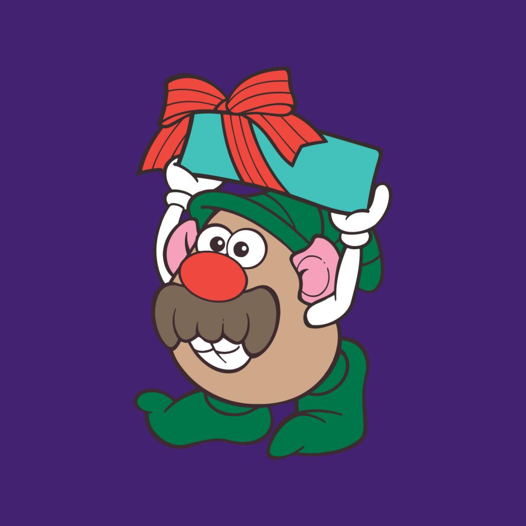 Mr Potato Head Christmas Festive Box Elf Costume Women's T-Shirt-ALL + EVERY