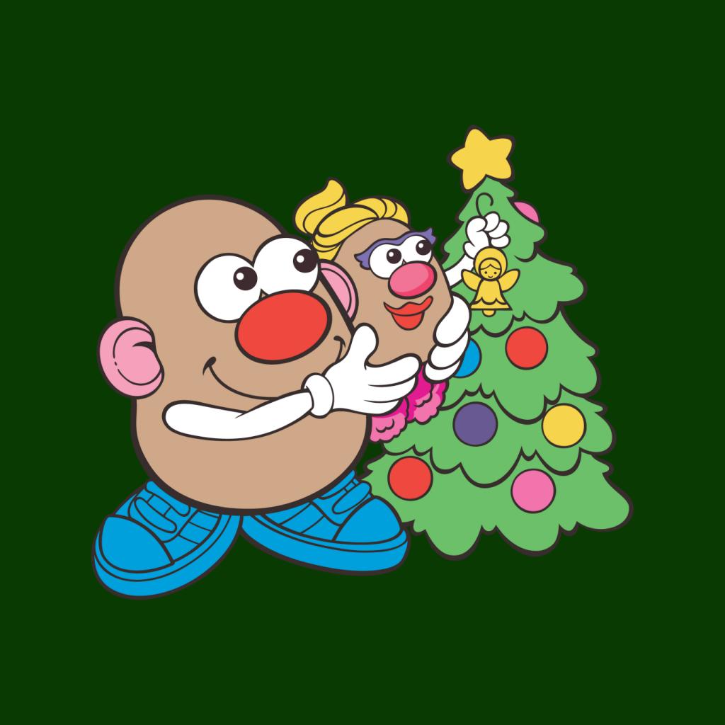 Mr Potato Head Christmas Angel On Tree Men's Sweatshirt-ALL + EVERY