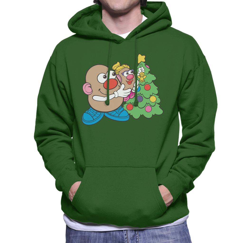 Mr Potato Head Christmas Angel On Tree Men's Hooded Sweatshirt-ALL + EVERY