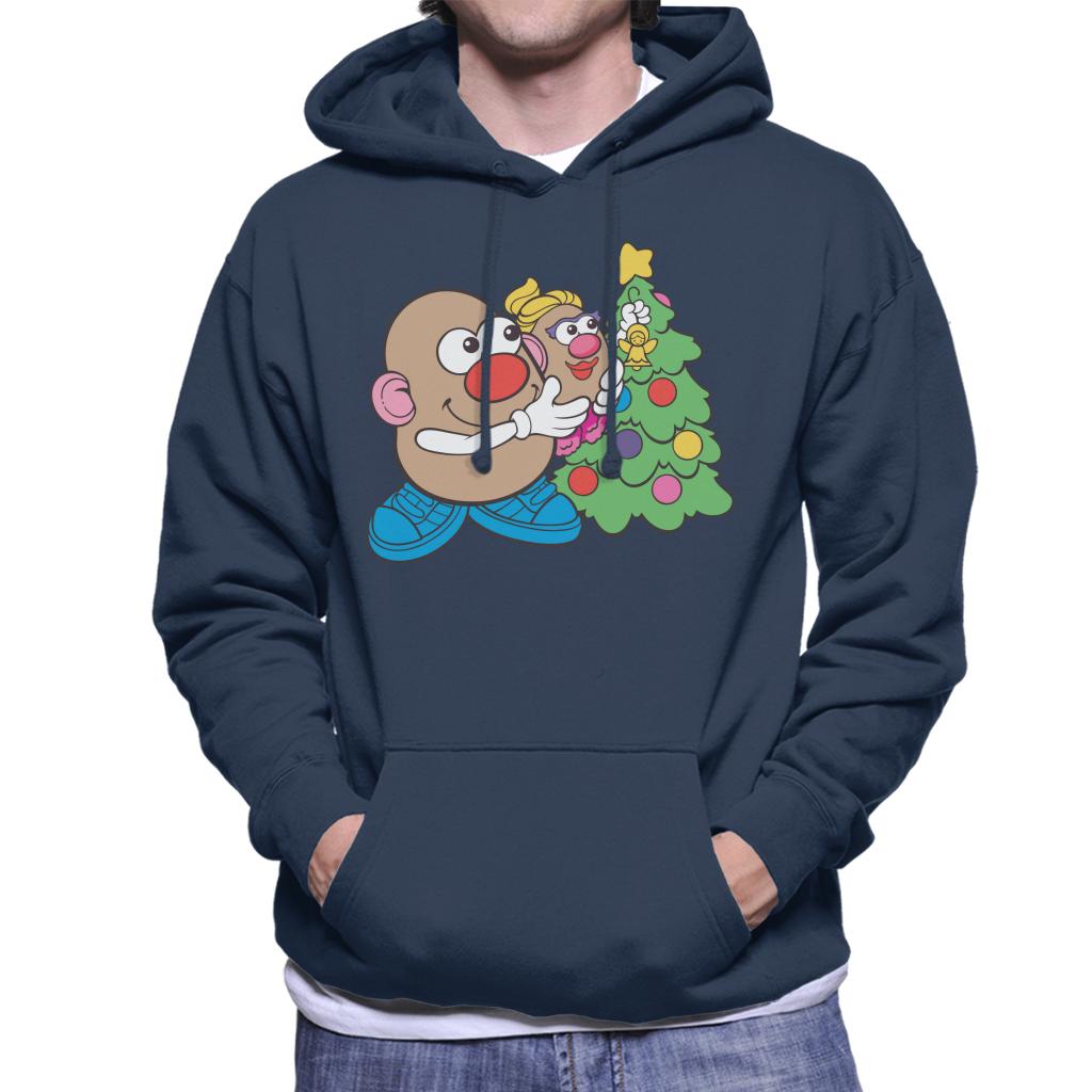 Mr Potato Head Christmas Angel On Tree Men's Hooded Sweatshirt-ALL + EVERY