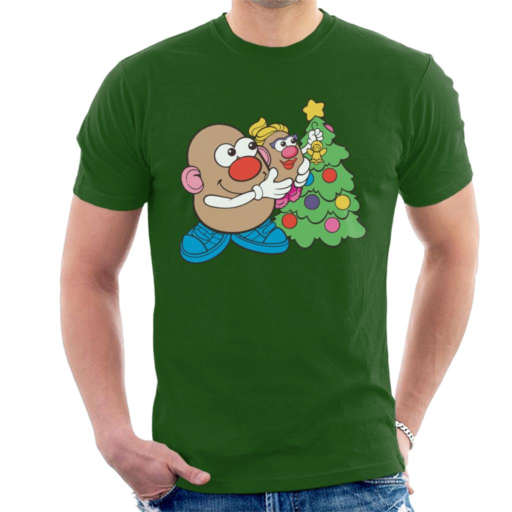 Mr Potato Head Christmas Angel On Tree Men's T-Shirt-ALL + EVERY