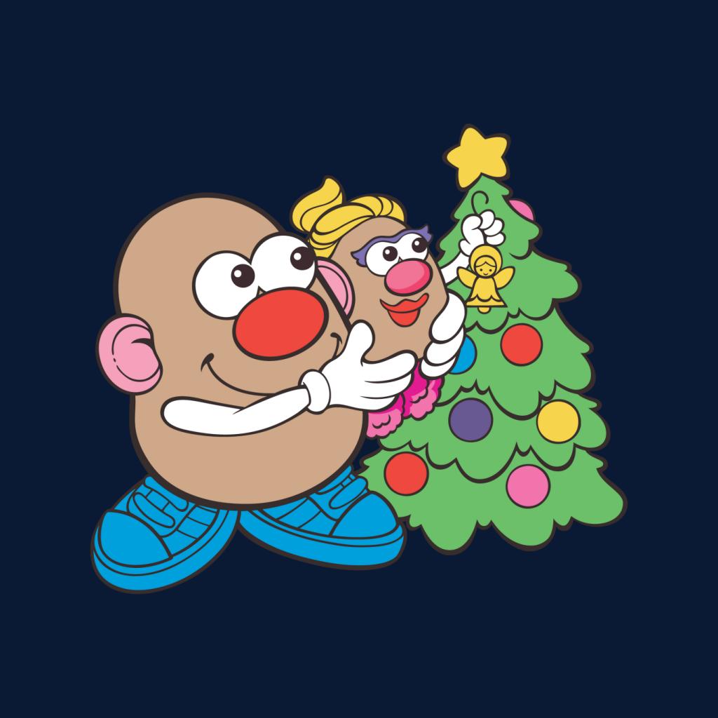 Mr Potato Head Christmas Angel On Tree Men's Sweatshirt-ALL + EVERY