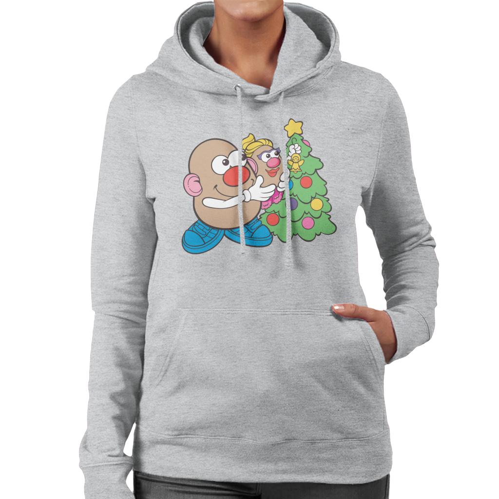 Mr Potato Head Christmas Angel On Tree Women's Hooded Sweatshirt-ALL + EVERY