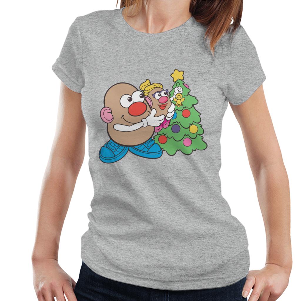 Mr Potato Head Christmas Angel On Tree Women's T-Shirt-ALL + EVERY