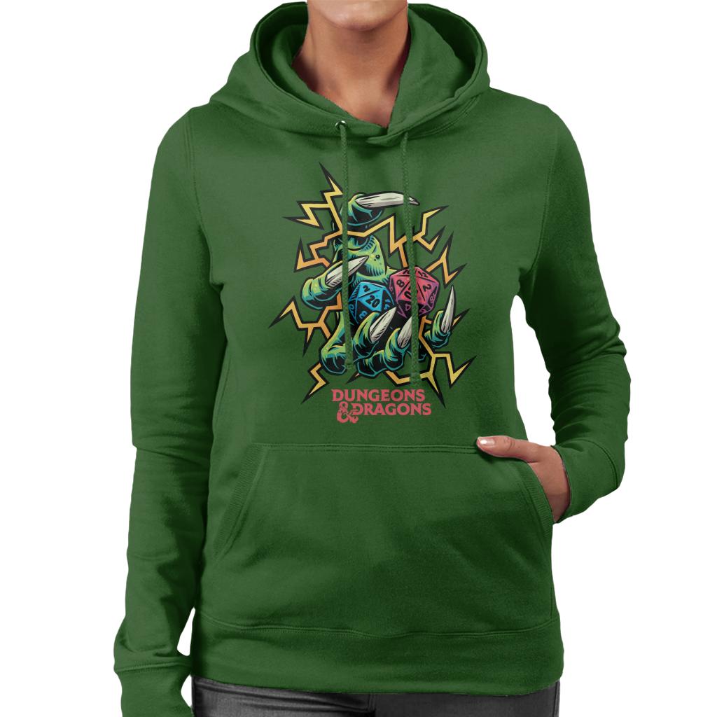 Dungeons & Dragons Dragon Claws Women's Hooded Sweatshirt-ALL + EVERY