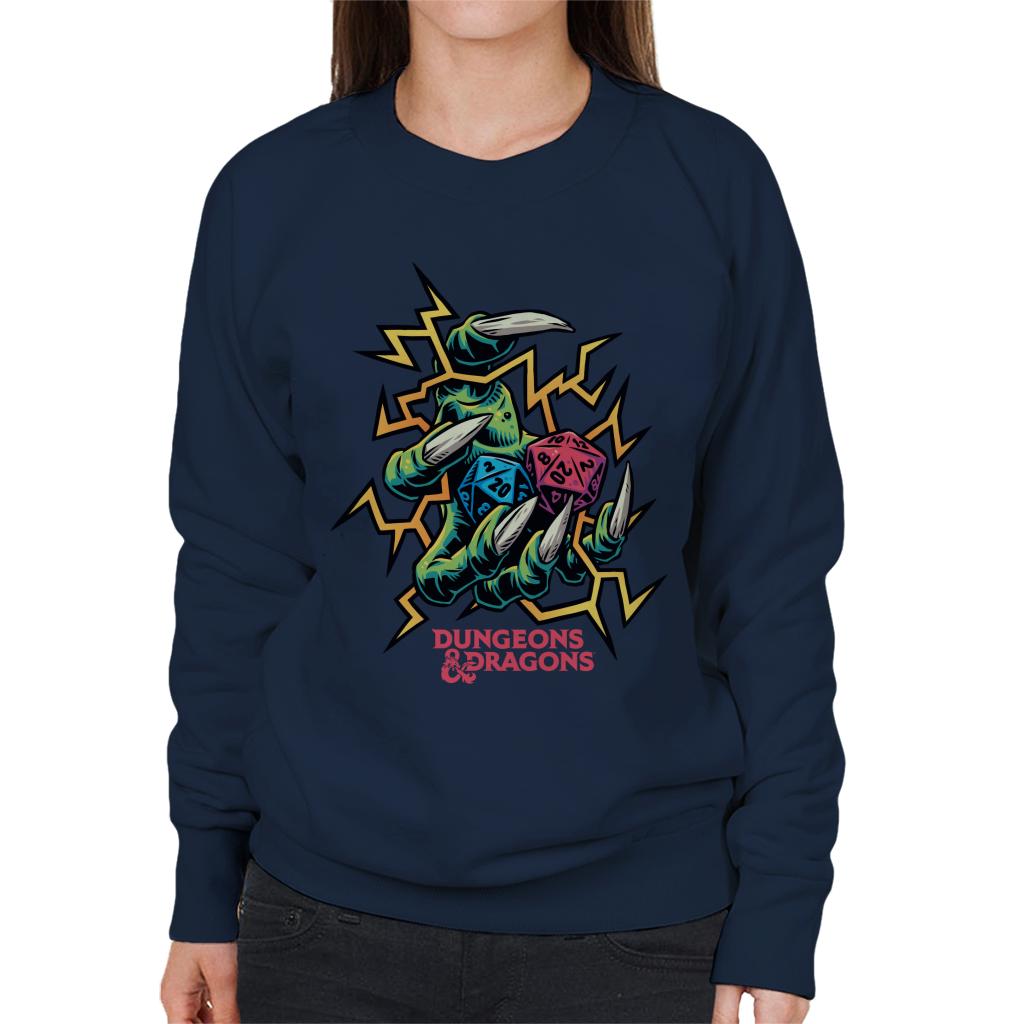 Dungeons & Dragons Dragon Claws Women's Sweatshirt-ALL + EVERY