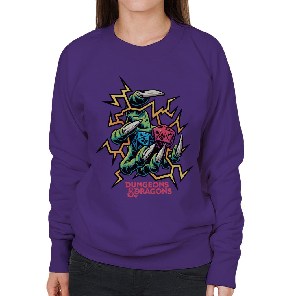 Dungeons & Dragons Dragon Claws Women's Sweatshirt-ALL + EVERY