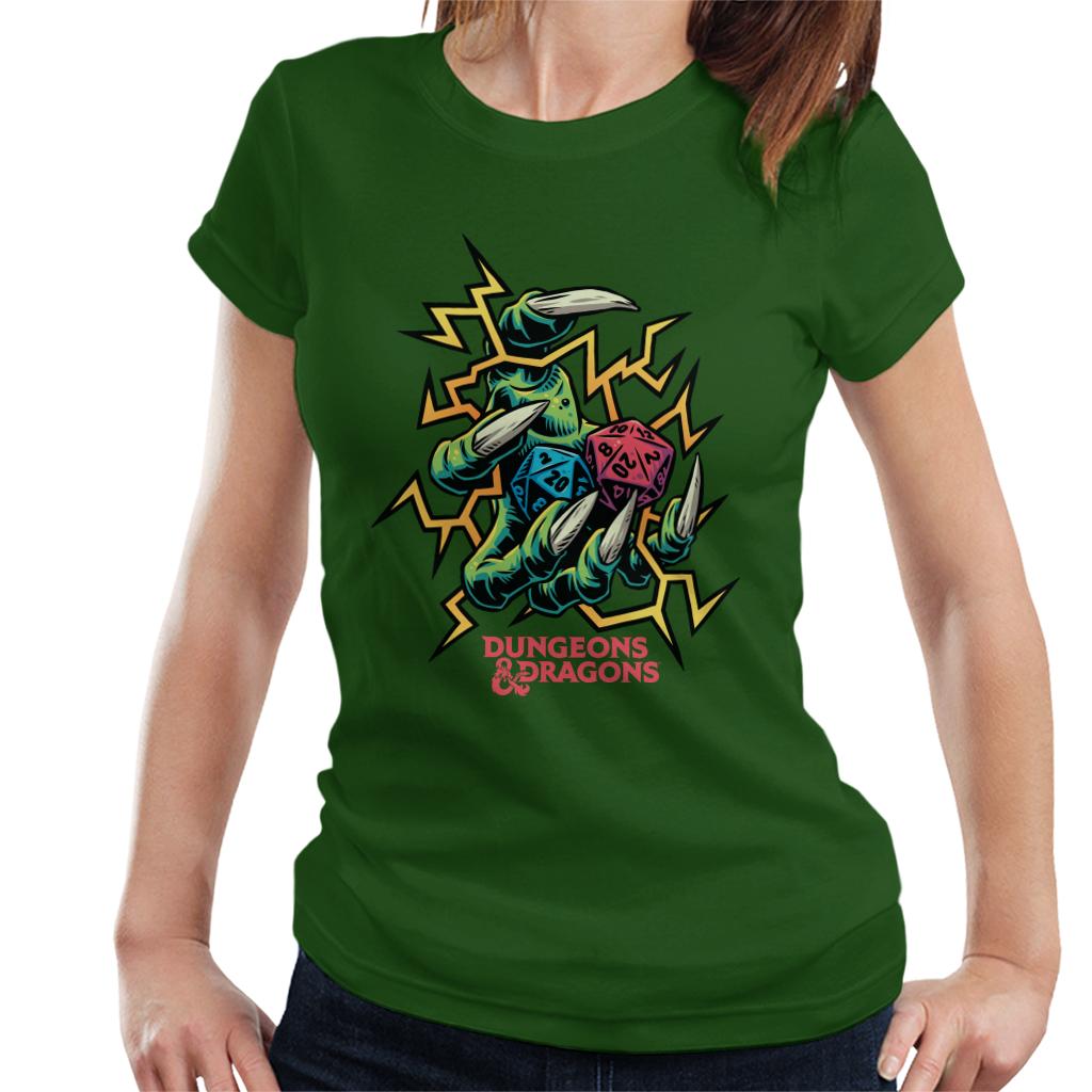 Dungeons & Dragons Dragon Claws Women's T-Shirt-ALL + EVERY