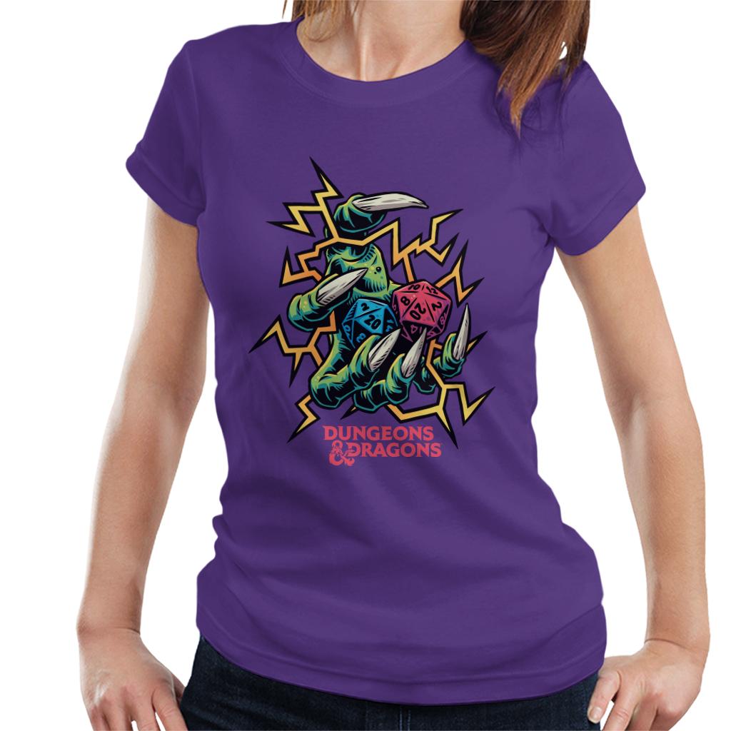 Dungeons & Dragons Dragon Claws Women's T-Shirt-ALL + EVERY