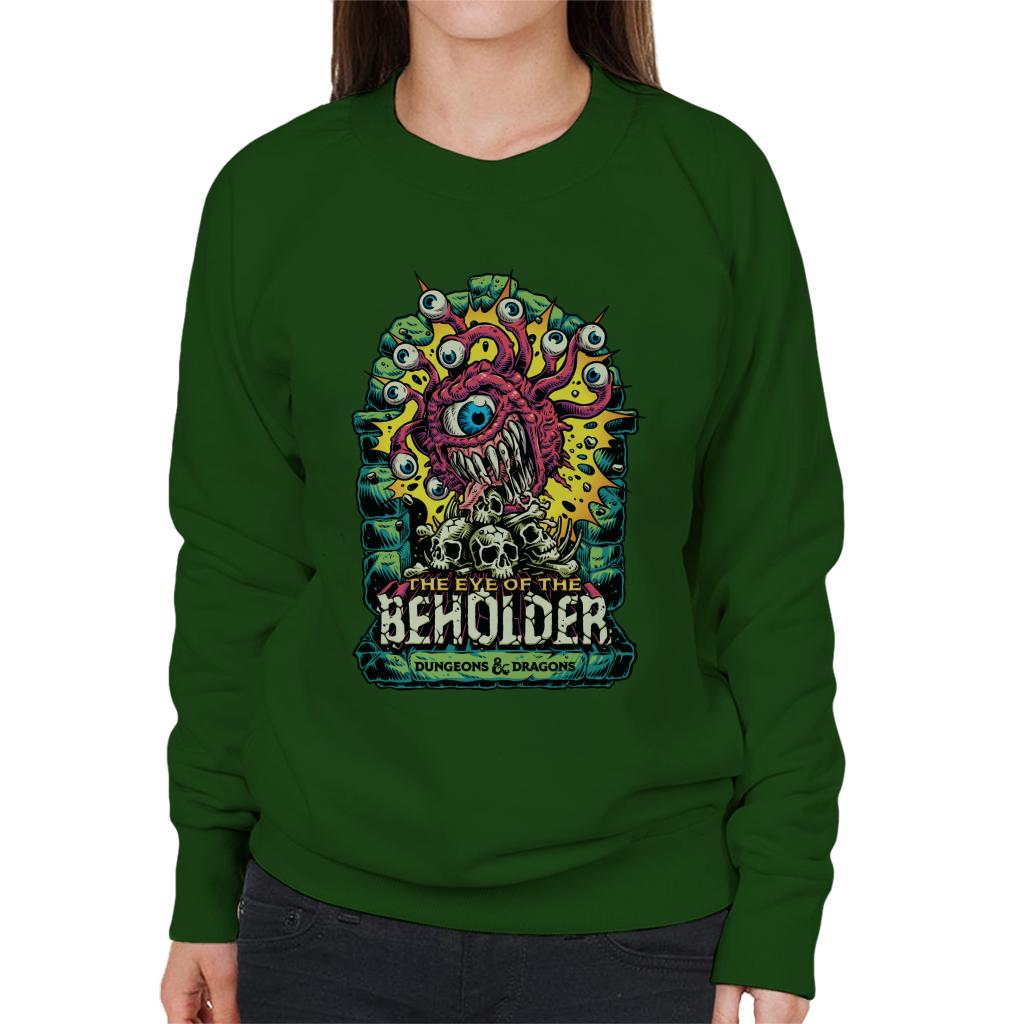 Dungeons & Dragons The Eye Of The Beholder Women's Sweatshirt-ALL + EVERY