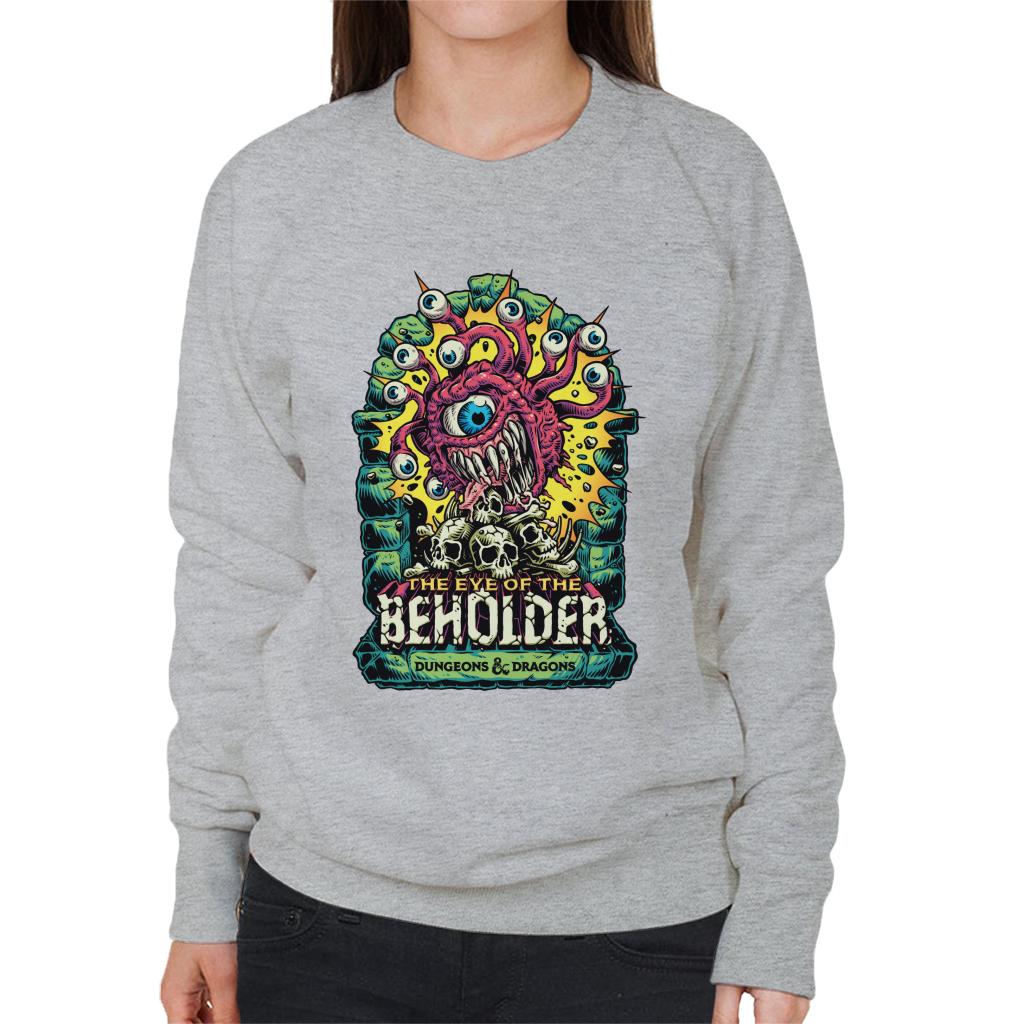 Dungeons & Dragons The Eye Of The Beholder Women's Sweatshirt-ALL + EVERY