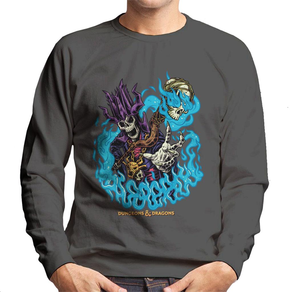 Dungeons & Dragons Demilich Skull Men's Sweatshirt-ALL + EVERY