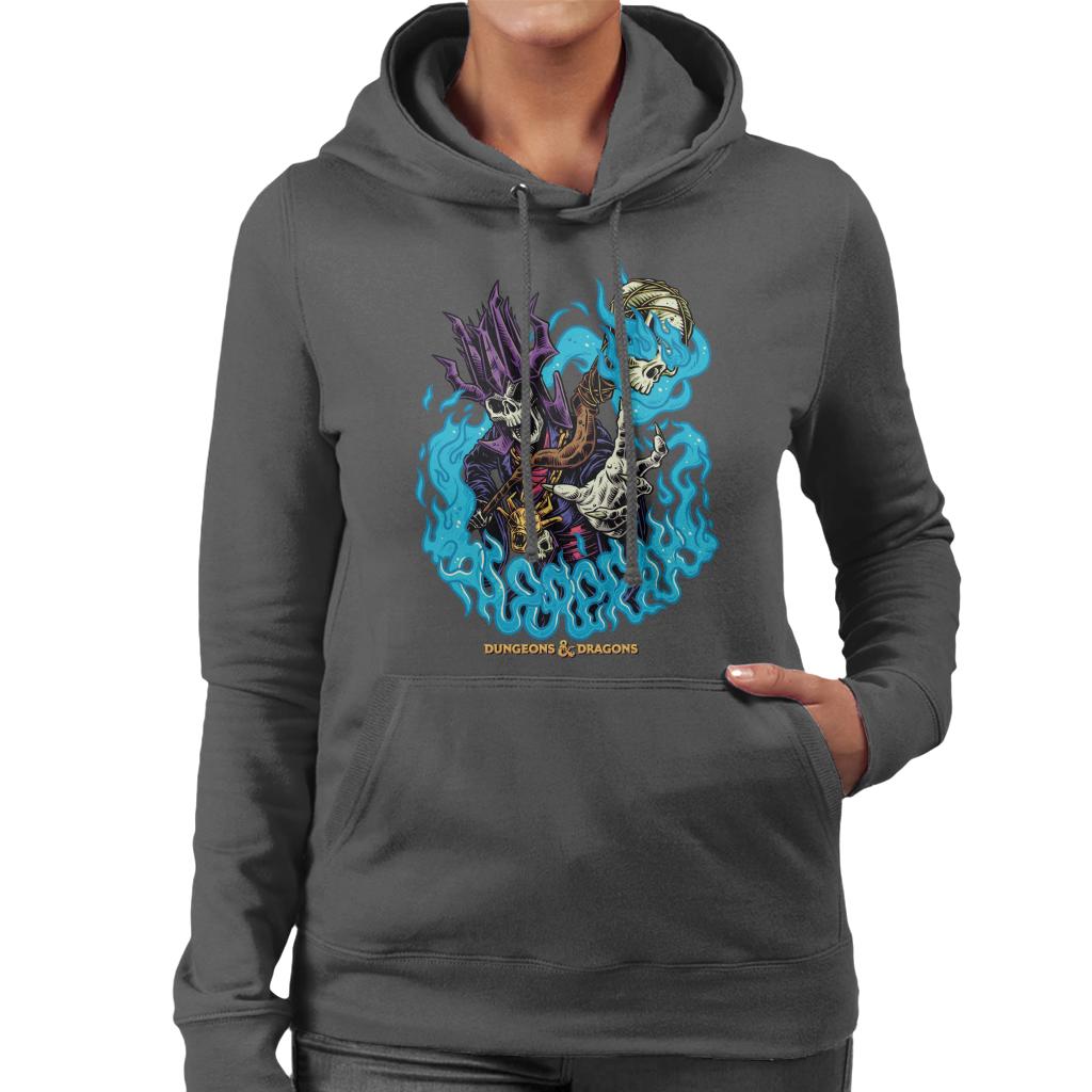 Dungeons & Dragons Demilich Skull Women's Hooded Sweatshirt-ALL + EVERY