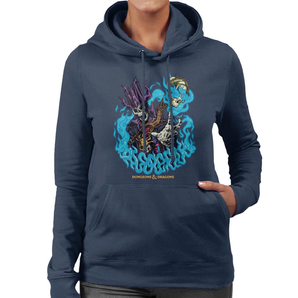 Dungeons & Dragons Demilich Skull Women's Hooded Sweatshirt-ALL + EVERY