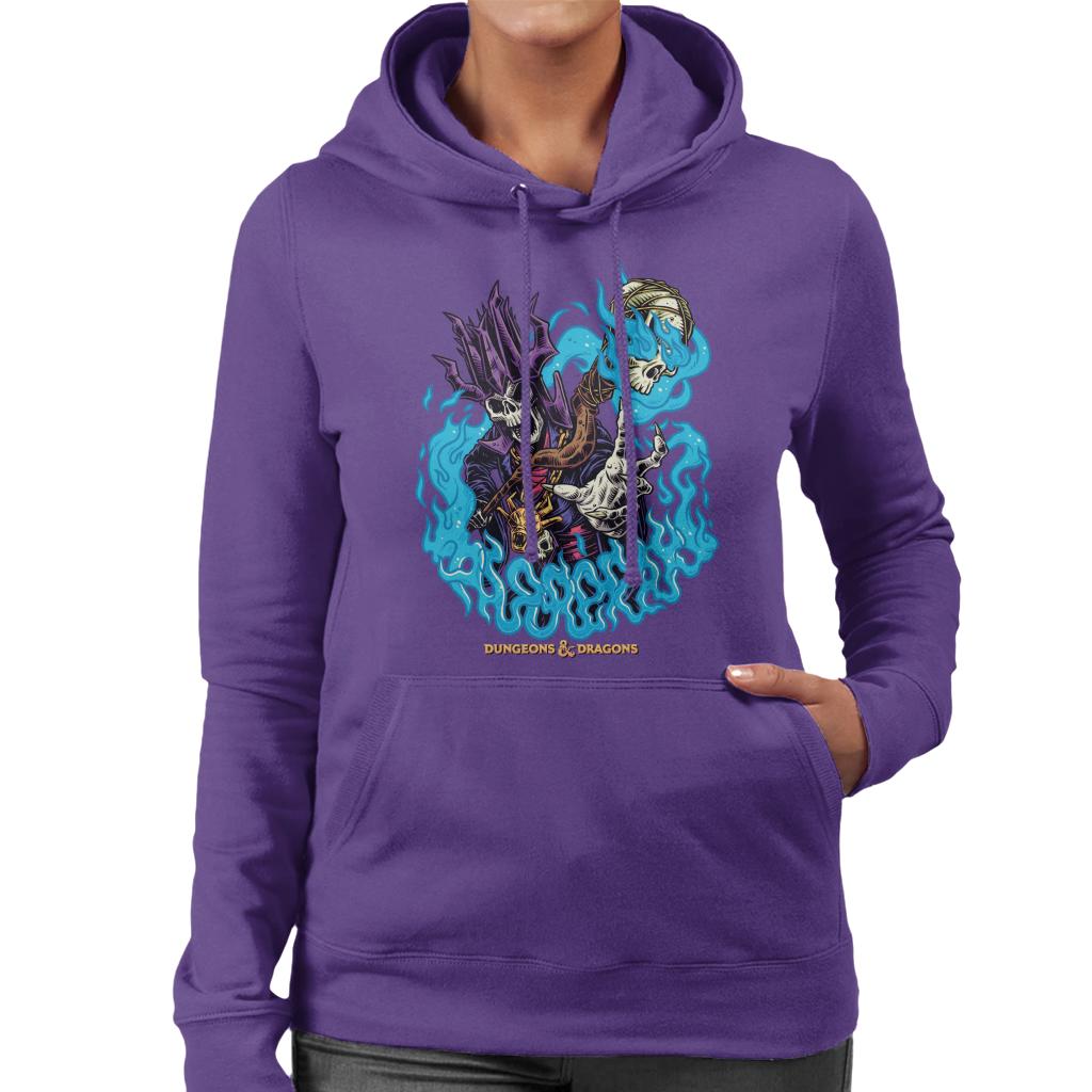 Dungeons & Dragons Demilich Skull Women's Hooded Sweatshirt-ALL + EVERY