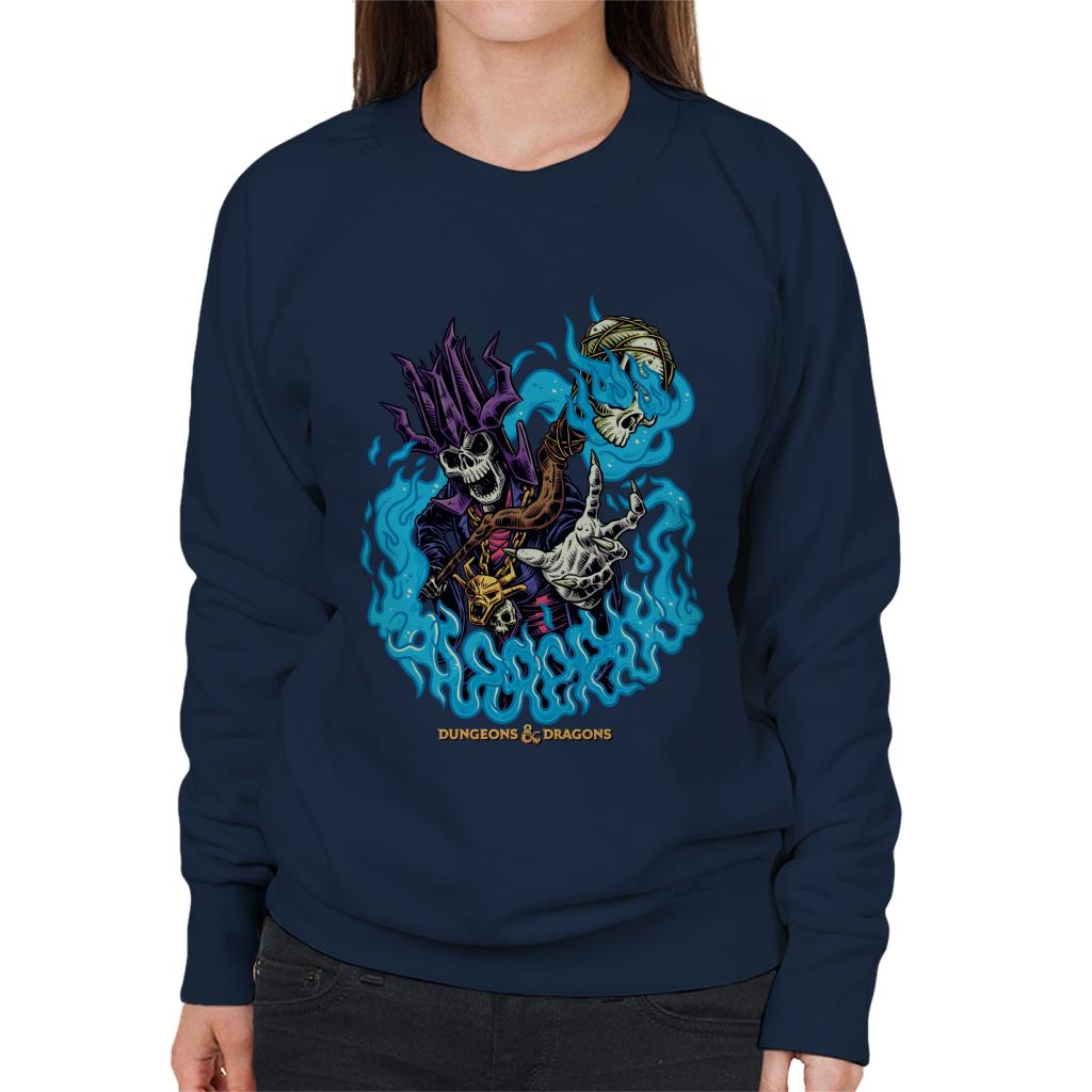 Dungeons & Dragons Demilich Skull Women's Sweatshirt-ALL + EVERY