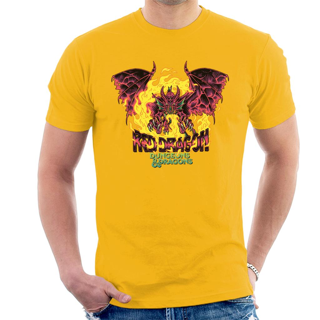 Dungeons & Dragons Red Dragon Men's T-Shirt-ALL + EVERY