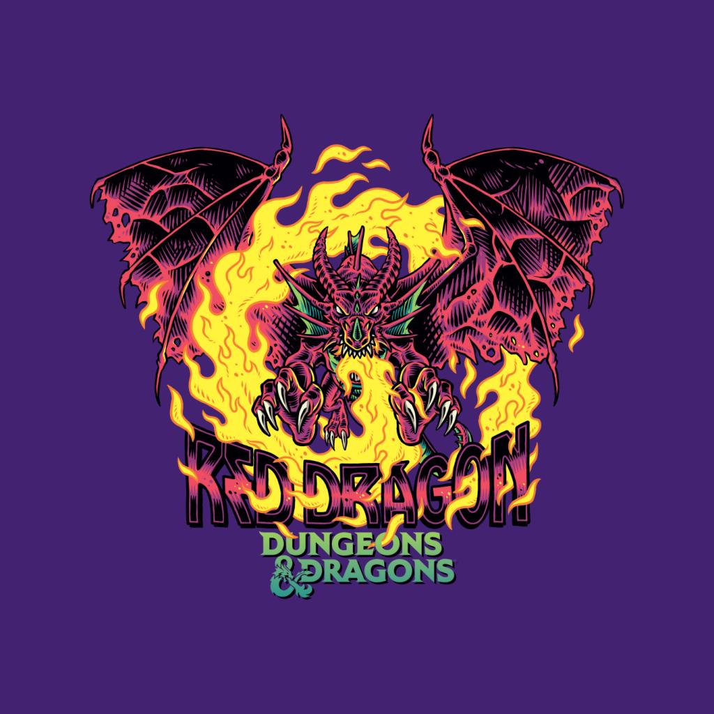 Dungeons & Dragons Red Dragon Women's Sweatshirt-ALL + EVERY