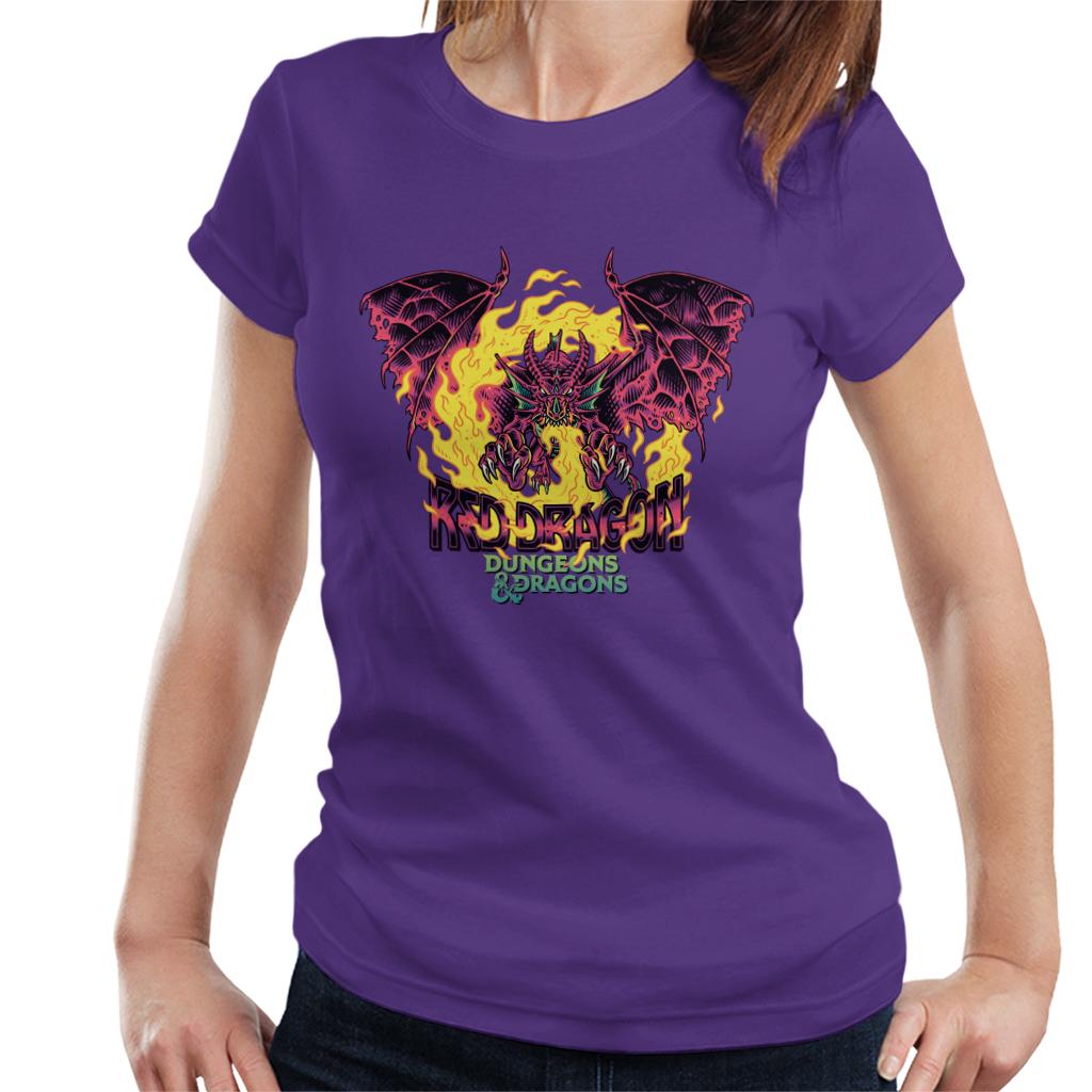 Dungeons & Dragons Red Dragon Women's T-Shirt-ALL + EVERY