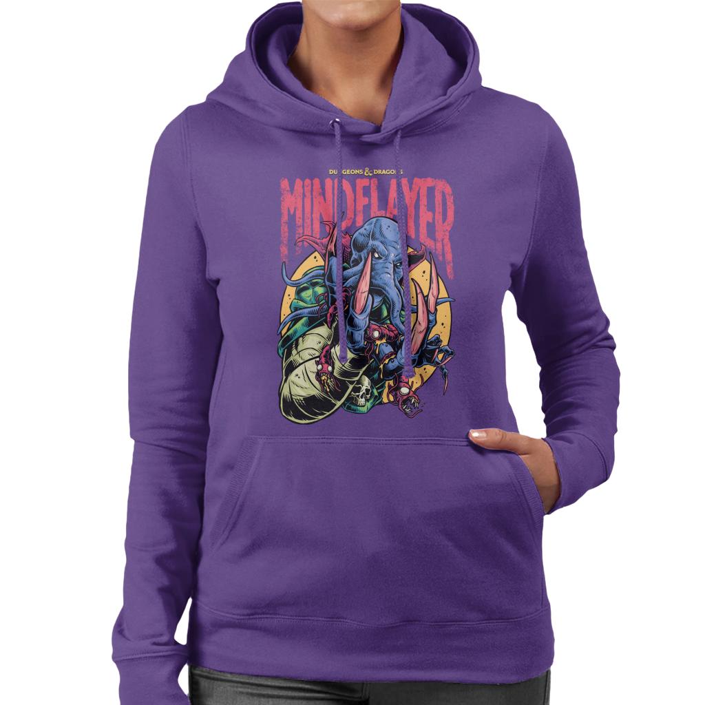 Dungeons & Dragons Mindflayer Women's Hooded Sweatshirt-ALL + EVERY