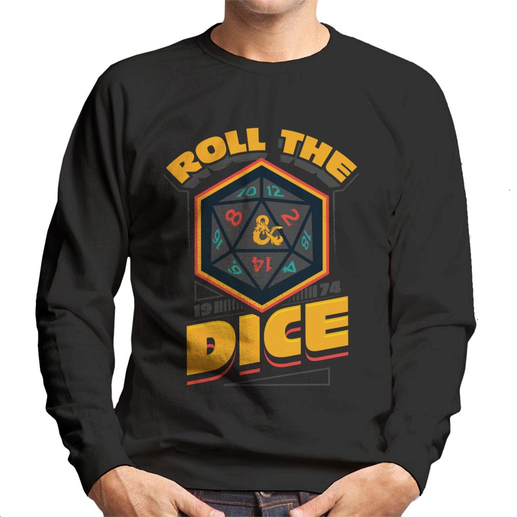 Dungeons & Dragons 1974 Roll The Dice Men's Sweatshirt-ALL + EVERY