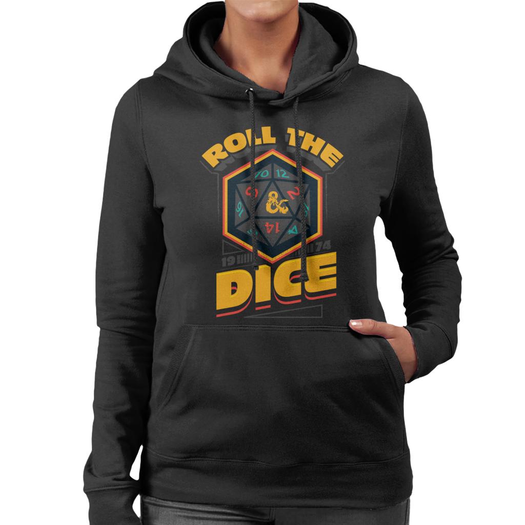 Dungeons & Dragons 1974 Roll The Dice Women's Hooded Sweatshirt-ALL + EVERY