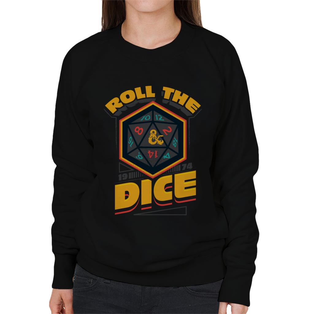 Dungeons & Dragons 1974 Roll The Dice Women's Sweatshirt-ALL + EVERY