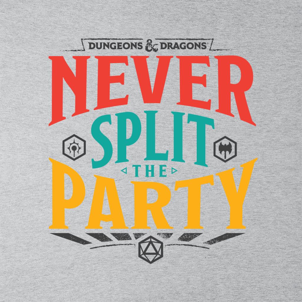 Dungeons & Dragons Never Split The Party Men's T-Shirt-ALL + EVERY