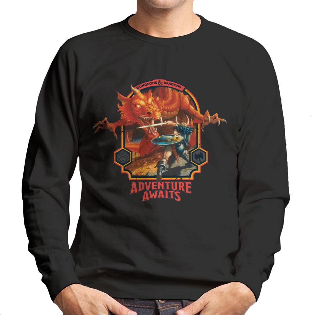 Dungeons & Dragons Adventure Awaits Men's Sweatshirt-ALL + EVERY