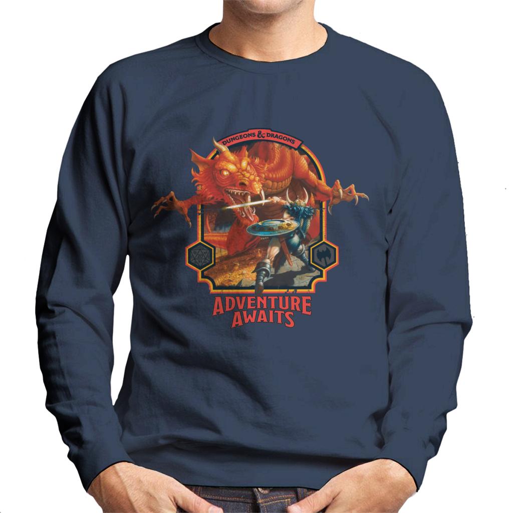 Dungeons & Dragons Adventure Awaits Men's Sweatshirt-ALL + EVERY