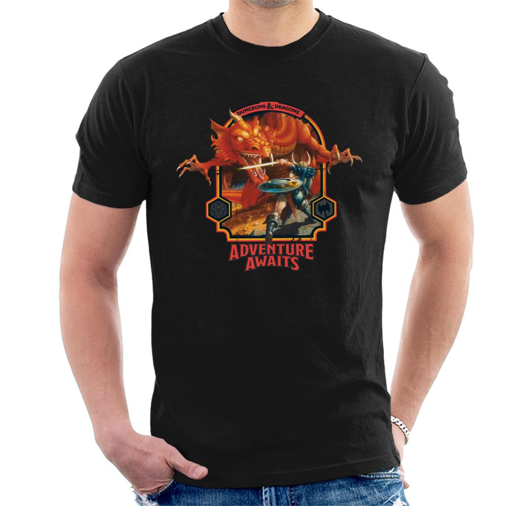 Dungeons & Dragons Adventure Awaits Men's T-Shirt-ALL + EVERY