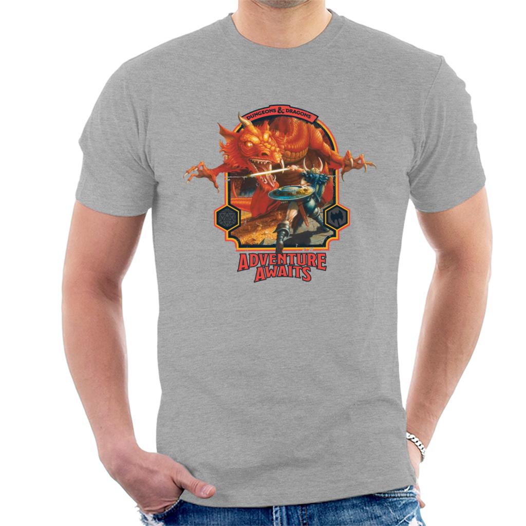 Dungeons & Dragons Adventure Awaits Men's T-Shirt-ALL + EVERY