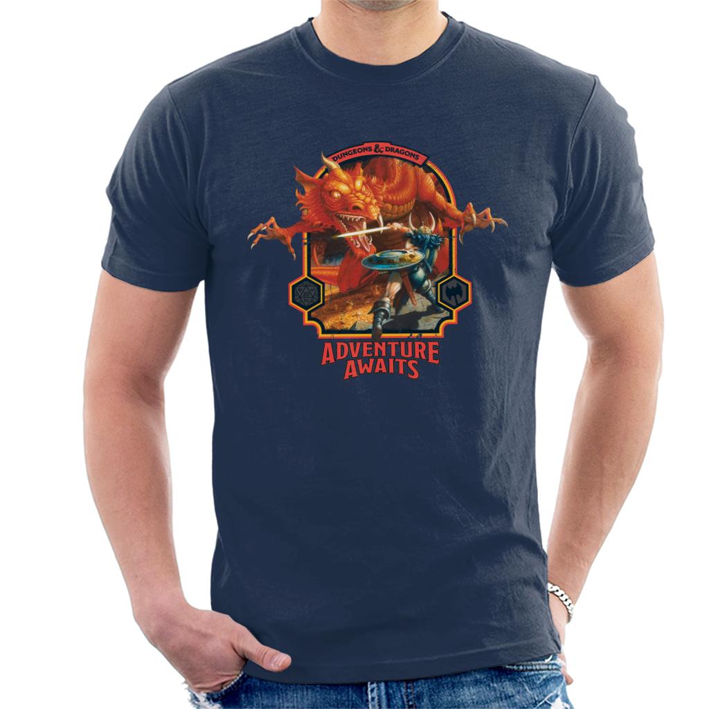 Dungeons & Dragons Adventure Awaits Men's T-Shirt-ALL + EVERY