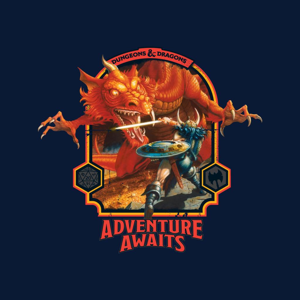 Dungeons & Dragons Adventure Awaits Men's T-Shirt-ALL + EVERY