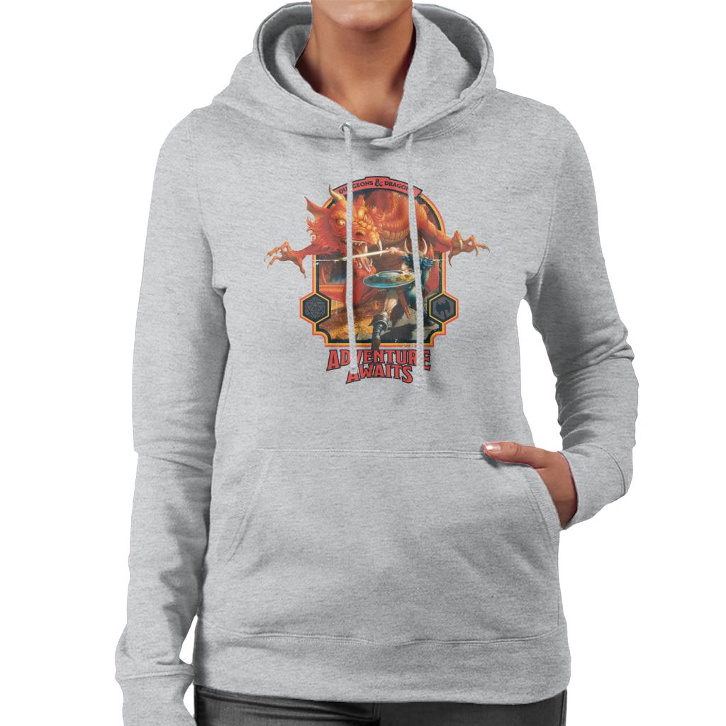 Dungeons & Dragons Adventure Awaits Women's Hooded Sweatshirt-ALL + EVERY