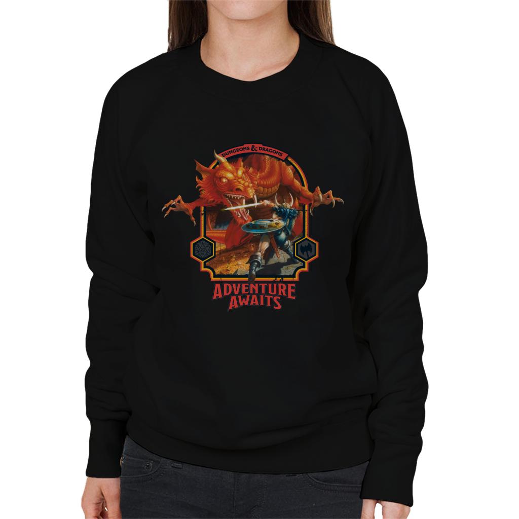 Dungeons & Dragons Adventure Awaits Women's Sweatshirt-ALL + EVERY