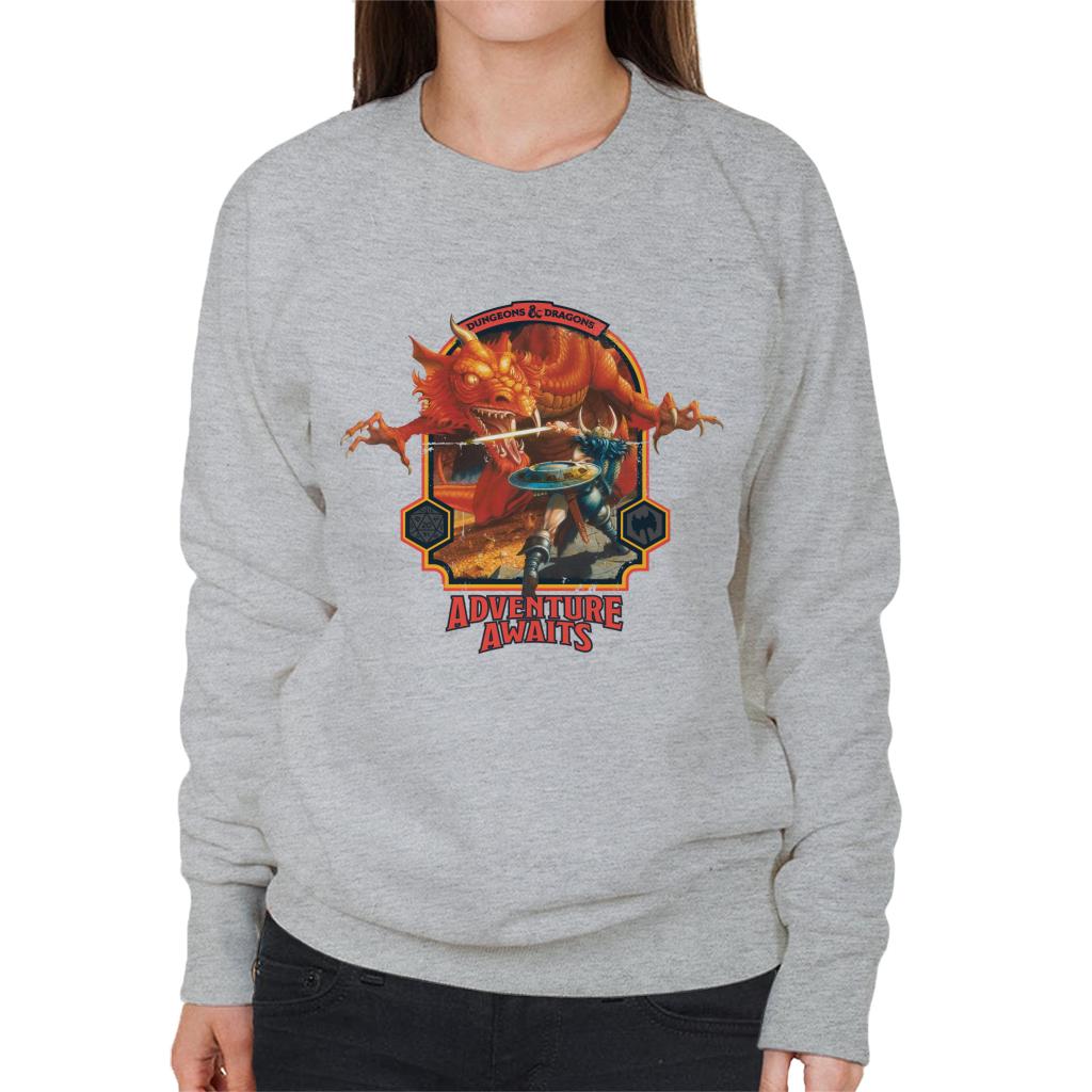 Dungeons & Dragons Adventure Awaits Women's Sweatshirt-ALL + EVERY