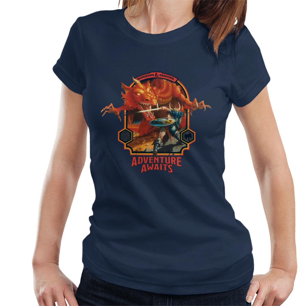 Dungeons & Dragons Adventure Awaits Women's T-Shirt-ALL + EVERY