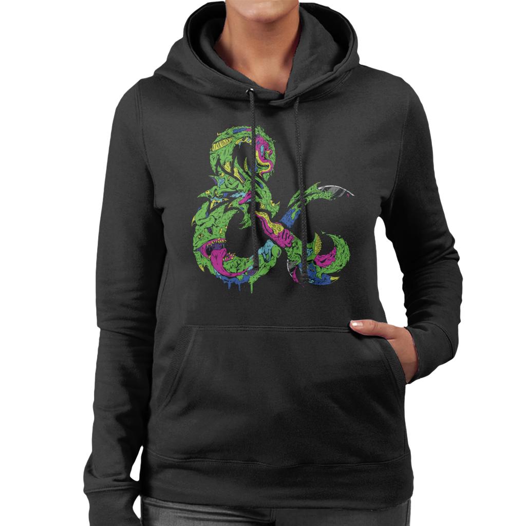 Dungeons & Dragons Monster Ampersand Women's Hooded Sweatshirt-ALL + EVERY