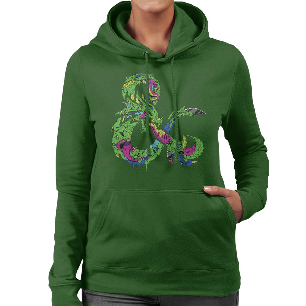 Dungeons & Dragons Monster Ampersand Women's Hooded Sweatshirt-ALL + EVERY