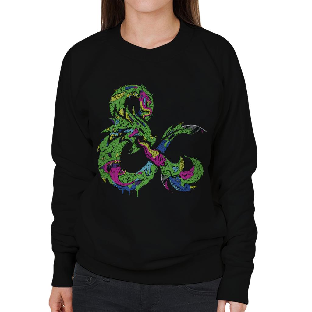 Dungeons & Dragons Monster Ampersand Women's Sweatshirt-ALL + EVERY