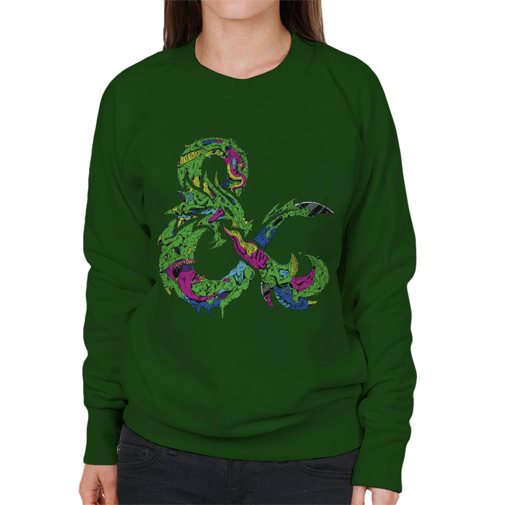 Dungeons & Dragons Monster Ampersand Women's Sweatshirt-ALL + EVERY